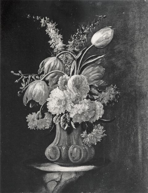 Studio Ulpp — Realfonso Tommaso (?) - sec. XVIII - Natura morta con vaso di fiori — insieme